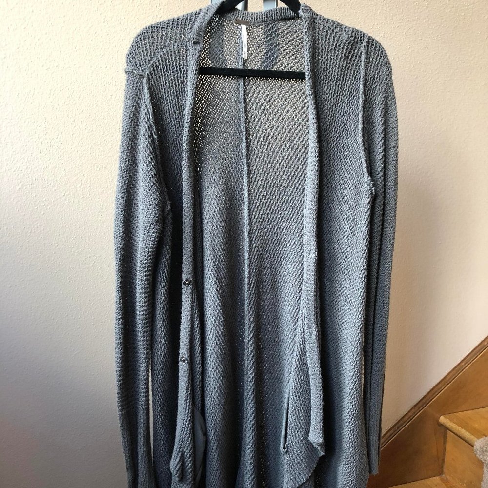 Gray Free People Sweater